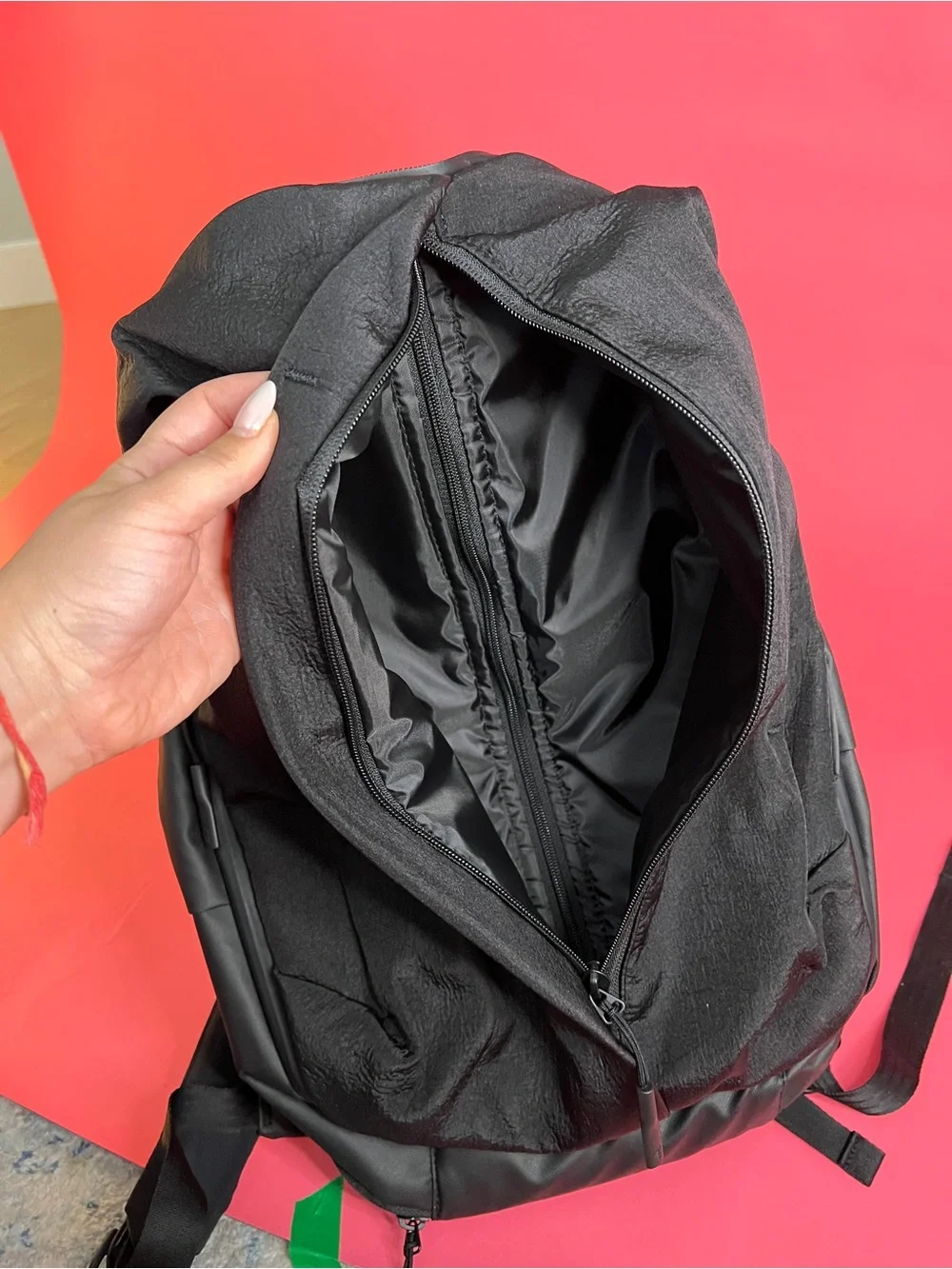 ADIDAS black lifestyle backpack with laptop sleeve (4NWNL)
